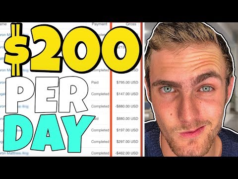 How To Make $200 Per Day With ZERO Money To Start (Make Money Online 2020)