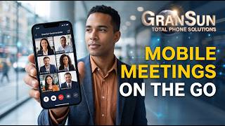 How to use GranSun PBX Mobile App Meetings