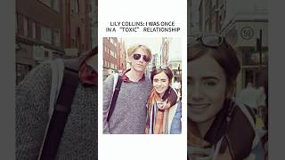 Lily Collins: I was once in a “toxic” relationship. #lilycollins #jamiecampbellbower