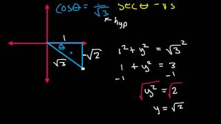 Day 5 HW (Back 4 to 7) - Given One Trig Function and the Quadrant, Find the Other Five Trig Fun