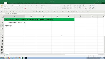 Automatically Inserting +91 Before Phone Number in Excel |prefix 91 in Mobile Numbers in Excel