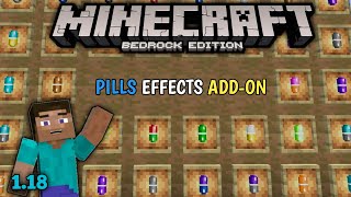 New Potion Effects Add-on In Minecraft Pe 1.18 | Pill effects Mod Addon In Minecraft Bedrock Pocket screenshot 1