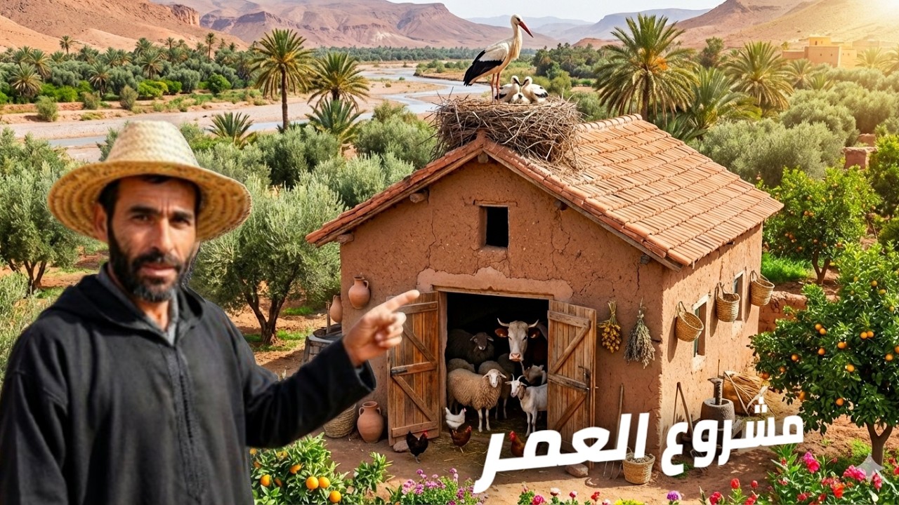 علاش الغربة والمدينة كتنسيك في راسك؟ الرجوع للأصل هو الدواء الحقيقي!🏔️🐏🐂