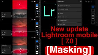 Sunset Photo editing || New update Lightroom mobile [ 7.0 ] || Masking || screenshot 5