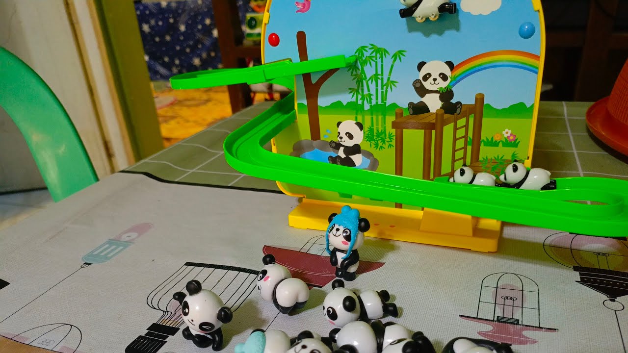 flying panda 🐼is back with family 🤡❤