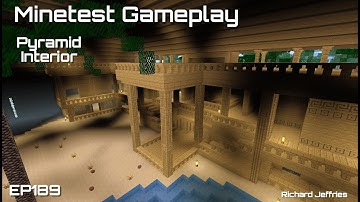 Minetest Gameplay EP189 Pyramid Interior