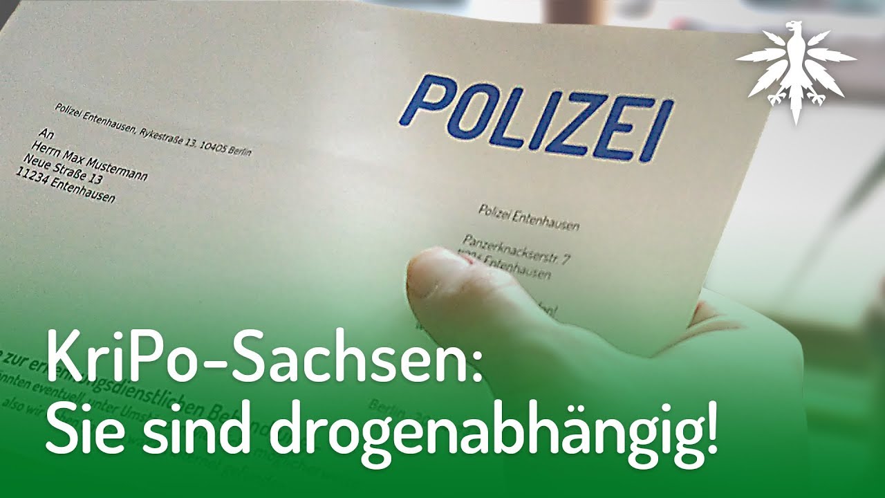 KriPo-Sachsen: Sie sind drogenabhängig! | DHV-News 