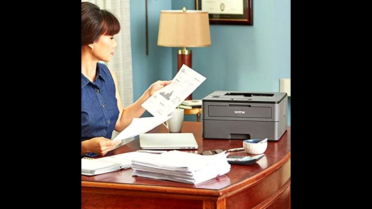 Brother HL-L2325DW Monochrome Laser Printer Review - YouTube