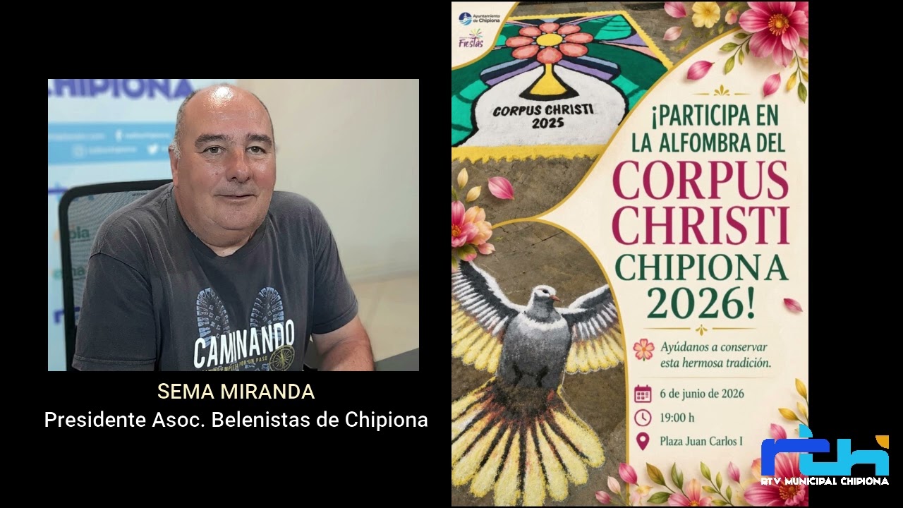 Chipiona en primavera. Belenistas y Vía Franciscana animan a participar en el Corpus.