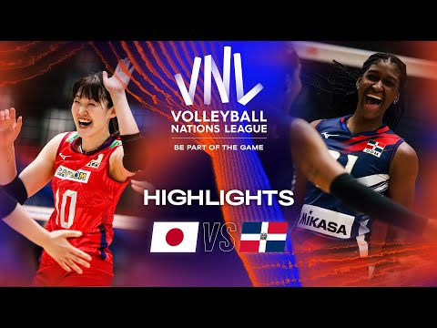 🇯🇵 JPN vs. 🇩🇴 DOM - Highlights Week 1 | Women's VNL 2023