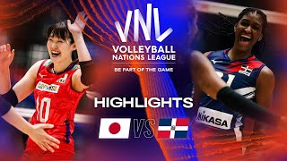 🇯🇵 JPN vs. 🇩🇴 DOM - Highlights Week 1 | Women's VNL 2023