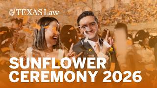 Texas Law Celebrates the Class of 2026 at Sunflower Ceremony