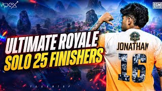 JONATHAN is UNSTOPPABLE! 🤯 25 Kills in Ultimate Royale | BGMI Solo Gameplay