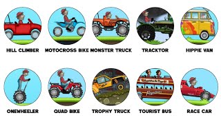 Semua Kendaraan Hill Climb Racing dijelaskan dalam 3 Menit Part 1 Hill Climber - Race Car screenshot 4