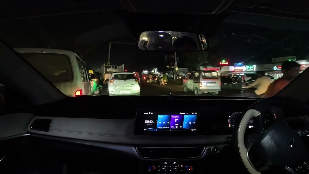 90's Bollywood Romantic Nihgt Highway Drive with 🔥 Mahindra XUV700 AX7 L AT 🔥  Best Car Driving Song