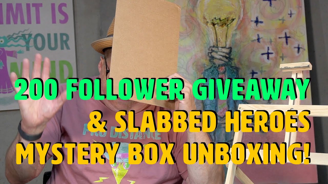 200 Follower Comic Book Giveaway & Slabbed Heroes Mystery Box Unboxing!