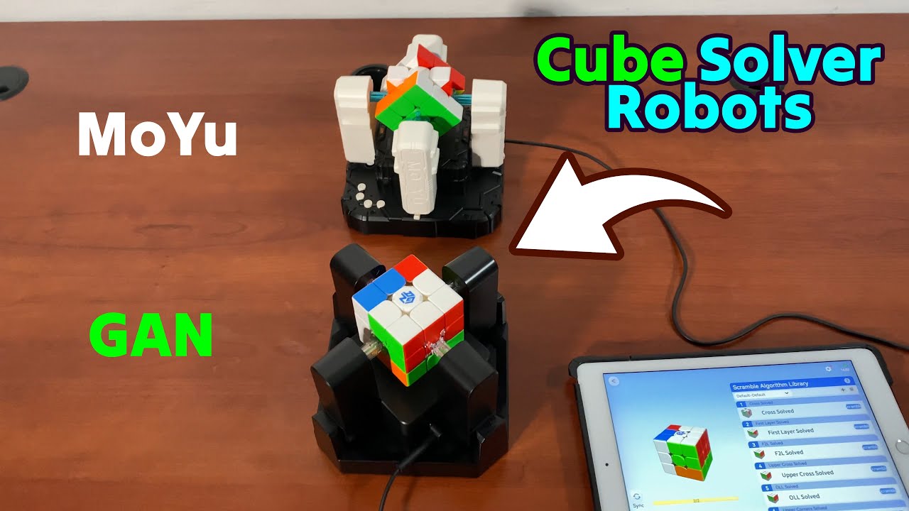 GAN &. MoYu Rubik's Cube Robots Compared 💛 Gadgetify