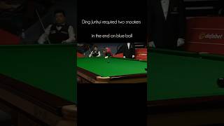 Ding Junhui Required Snookers To Win In The End On Blue Ball