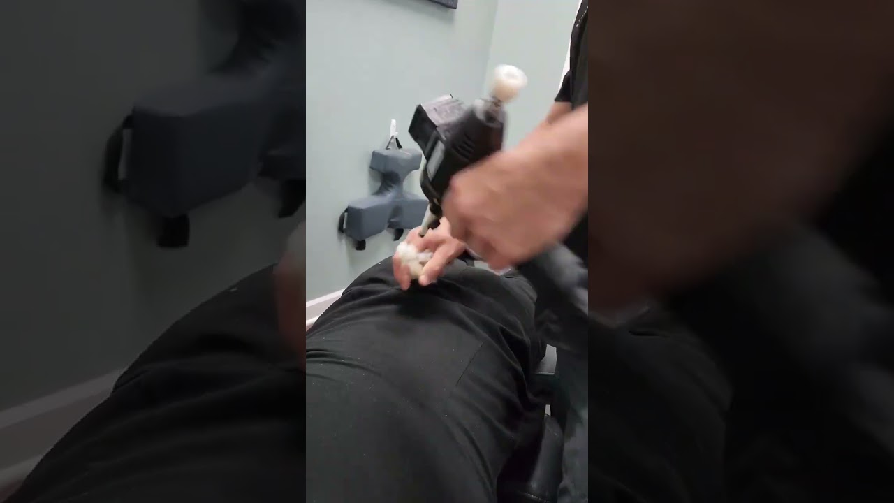 Dr. Dan from Freedom Chiropractic shows a light adjustment technique 