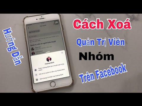 Video Cách xoá , gỡ bỏ quản trị viên của Nhóm trên facebook... - youtube