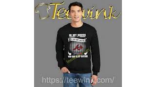 Atlanta Braves Mlb Baseball In My House If You Dont Like The Braves You Can Sleep Outside Shirt