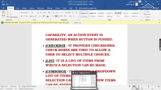 Basics Of Swing Containers and Swing Controls JAVA Lecture 4