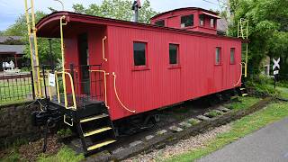 Caboose in Madison Indiana Inside Outside DSC 0868