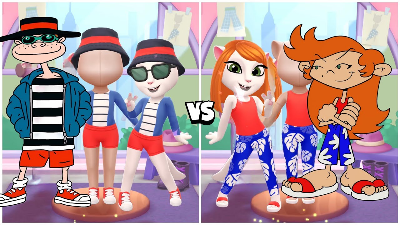 Hamburglar 🆚 Numbuh 10 Ultimate Makeover Cosplay ✨ | My Talking Angela 2