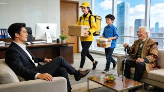 CEO Was Stunned! The Delivery Little Boy Who Brought Him Food Was Actually His Own Son!