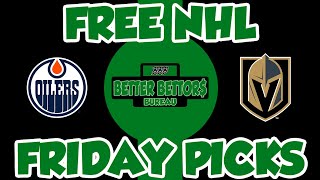 FREE NHL PICKS Sharks @ Maple Leaves, Oilers @ Kings and more - 10.22.21 - Better Bettors Bureau