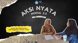 AKSI NYATA MODUL 2 3 PRA OBSERVASI