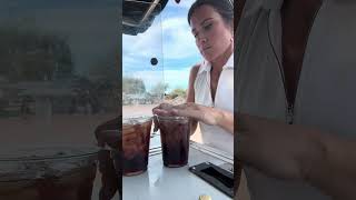 ASMR COCKTAILS! Cheers! #asmr #golf #cartgirl #crownroyal #bevcart #drinks #thedukegolfcourse #cock