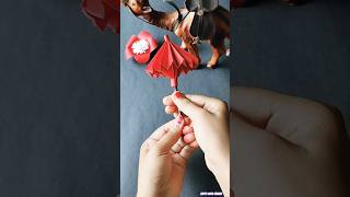😲😱Folding Umbrella☔#artwork #diy #craft #art #papercraft #viral #shorts #share #love #reels #song