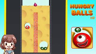 Hungry Balls Level 25 Solution Walkthrough