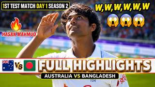 Australia vs Bangladesh 1st Test Match Day 1 Full Highlights 2026 | Aus Vs Ban Highlights