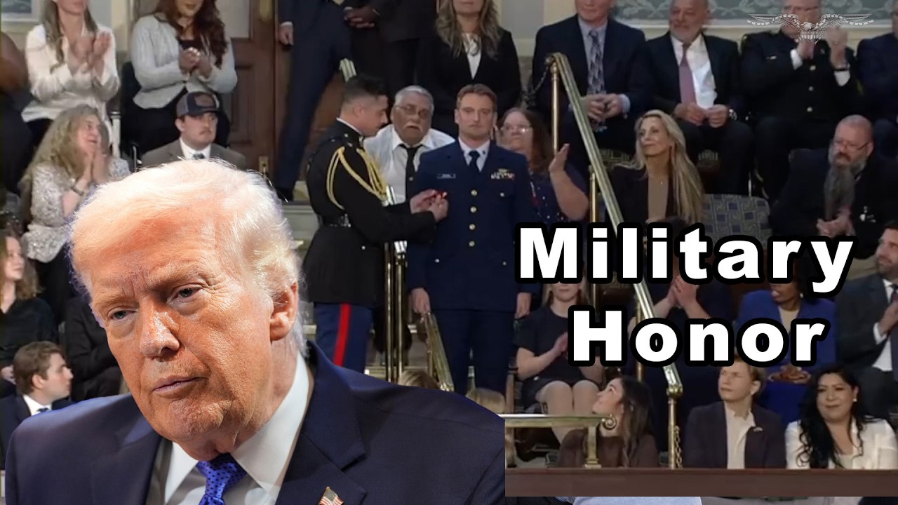 Trump honors military members at State of the Union