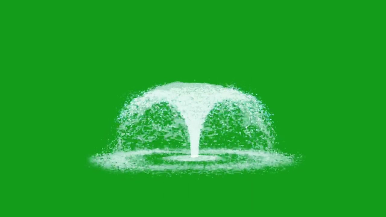 GREEN SCREEN FOUNTAIN #