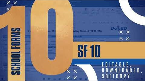 SF 10 AUTOMATIC DOWNLOADABLE | EDITABLE ALL LEVEL