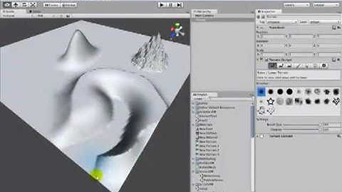 Unity terrain basics.