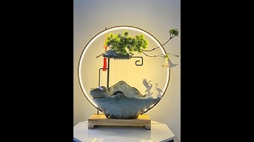 Thác Khói Trầm Hương Chim Hạt Cát Tường - Quà tặng phong thuỷ