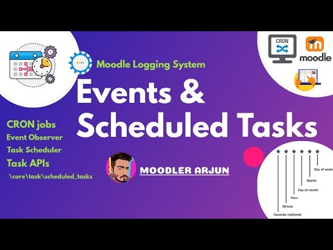 Events & Scheduled Tasks in MOODLE | Task APIs #lms #elearning #moodle #php