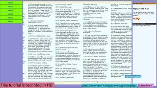 Responsive web page design -  using multiple columns