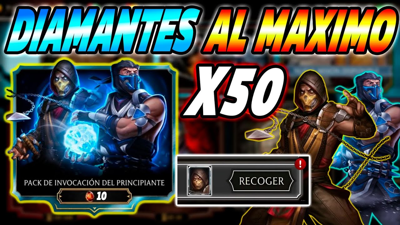 INCREIBLE!!! ABRIENDO 50 PACKS DE INVOCACION DE PRINCIPIANTE Mortal Kombat Mobile / Jhonny Mortal K