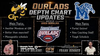 2026 CFB Depth Chart Updates: Georgia Tech - Memphis