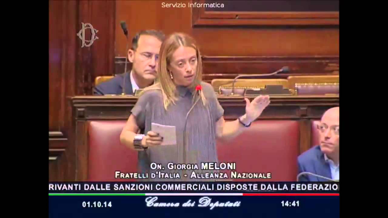 Meloni: l'Italia ritiri immediatamente il proprio sostegno alle sanzioni contro la Russia