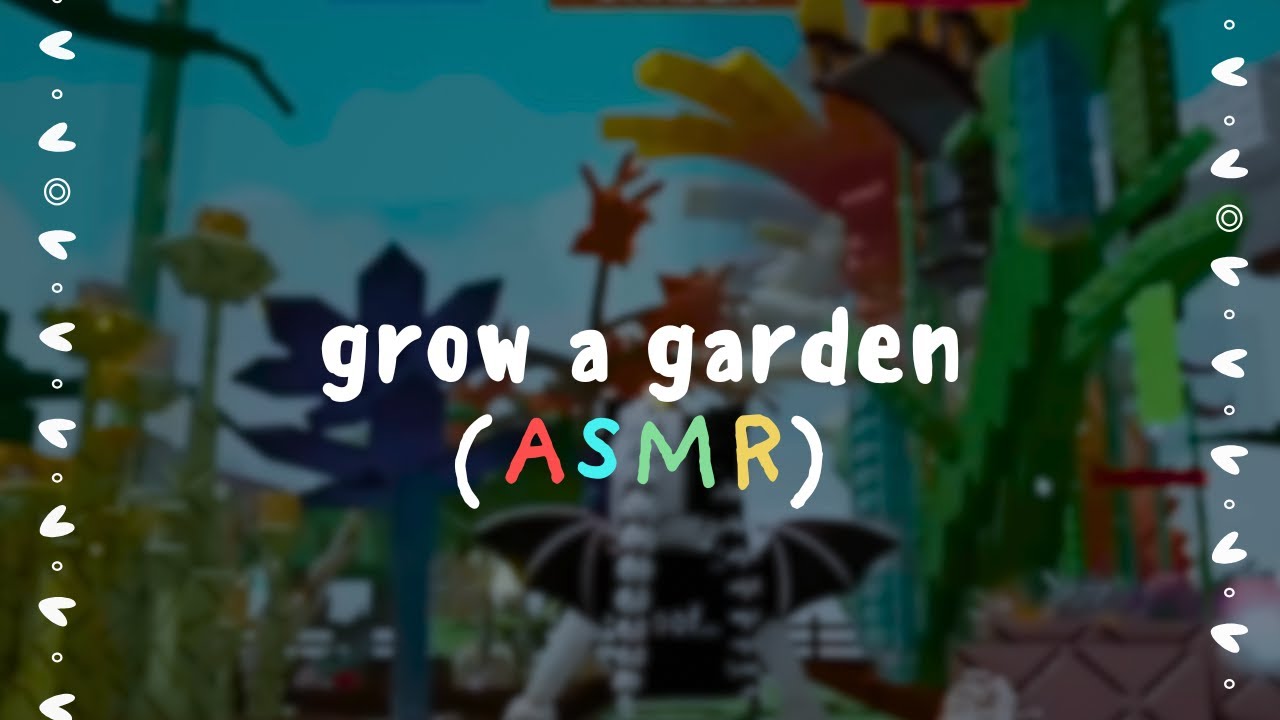 ˗ˏˋ asmr roblox ˎˊ˗ grow a garden 🌱 living my best *peasant* life ~ yapping & fast tapping 🥕