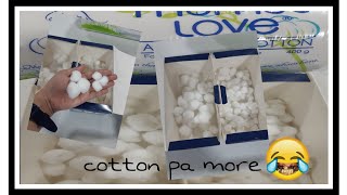 DIY cotton balls(charoot😅)