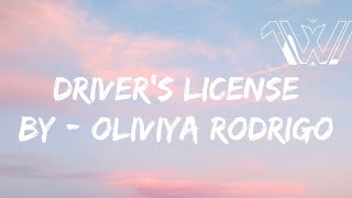 Driver’s License(Lyrics + 🔊Soft Bass🔊) - Oliviya Rodrigo screenshot 3