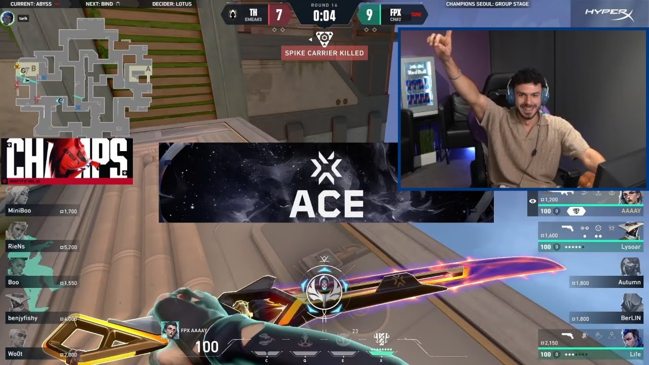 First ACE of Champions 2024 by FPX AAAAY  | TARIK Reaction