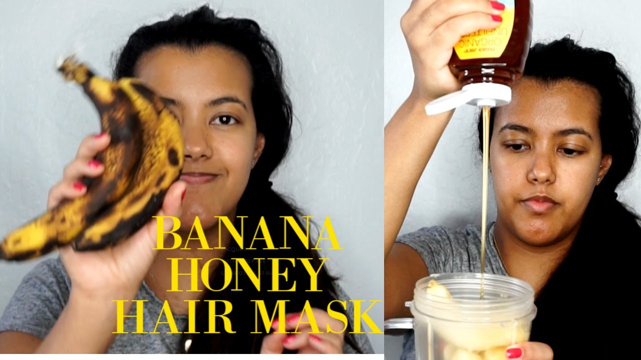 ለደረቅ ጭንቅላት እና ፀጉር ፍቱን መንከባከቢያ። BANANA, HONEY AND CASTOR OIL HAIR MASK FOR DRY HAIR AND SCALP